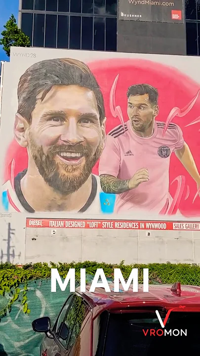 Messi Billboard in Miami Messi Joins Inter Miami